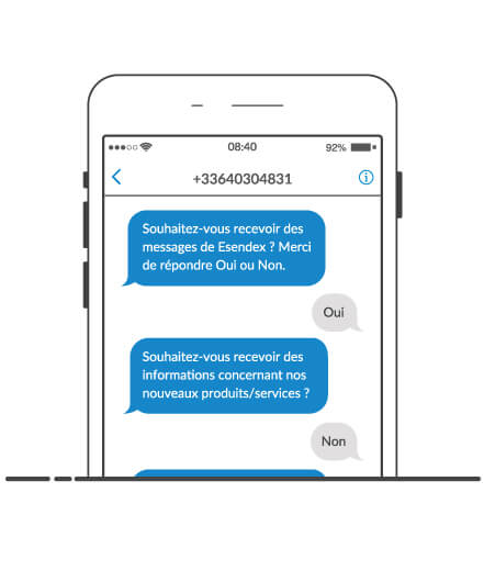 image sms enquête