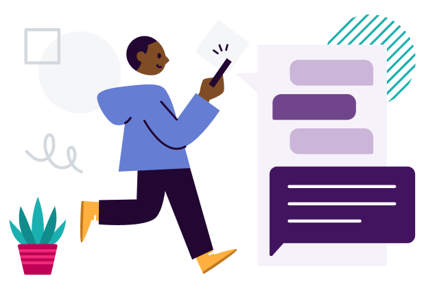 illustration envoi de sms en masse