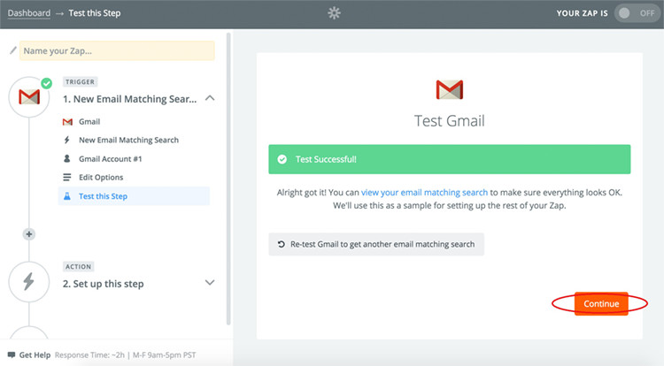 test zapier